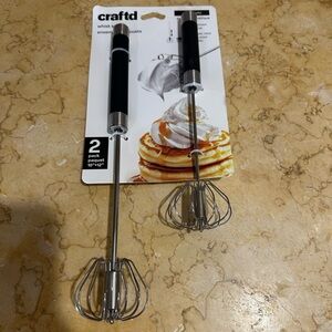 Craft Silver Whisk Duo nwt